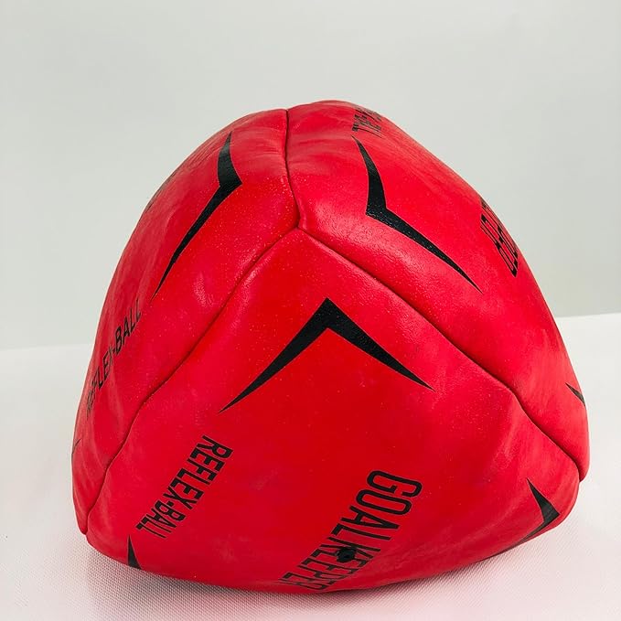 Goalkeeper Reflex Training Ball – Prisma Irregular Shape Soccer Goalie Reaction Ball for Reflex, Agility, Hand-Eye Coordination & Keeper Drills – Durable Bounce Trainer