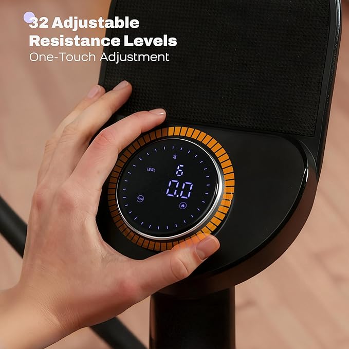 TOUSAINS Elliptical Trainer ET3, 32 Levels Magnetic Resistance, 18" Stride Length Elliptical Machine for Home, Compact Design with Hyper-Quiet Drive, 265 lbs Weight Capacity