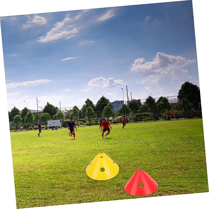 6pcs Football Training Hurdles Plastic Flexibility Agility Racks for Outdoor Sports for Boys and Girls and Athletes Coordination and Speed Training