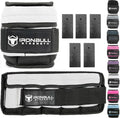 Adjustable Ankle Weights (10lbs/Pair) - Weighted Ankle Weight for Walking, Gym and Exercise - 2, 4, 6, 8, 10 LB Leg Weight Set with Straps for Women and Men - 1-5 lbs Each Ankle Adjustable for Weight Lifting