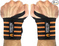 Sparthos Wrist Wraps 21 inches(!) Long - for Gym, Powerlifting, Weightlifting, Bodybuilding - Heavy Duty - for Men & Women - Improves Hand Strength & Supports Wrists