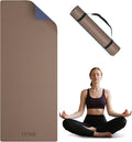 Yoga Mat Non Slip, Anti-Tear 1/4 Thick TPE Yoga Mats for Women and Men, 72"x24" Exercise & Fitness Mat with Carrying Strap, Workout Mats for Yoga, Pilates and Floor Exercise