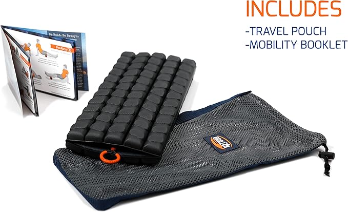 Brazyn Morph Foam Roller: Collapsible Travel Foam Roller for Back Pain Relief, Workout Muscle Recovery, Back Massager, Deep Tissue Leg Massage, Back Cracker (Midnight, Alpha Series (Deep Tissue))