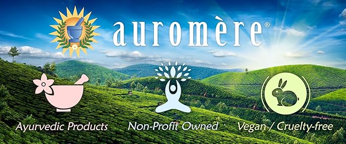 Auromere Ayurvedic Massage Oil - Vegan, Cruelty Free, Natural, Non GMO, with Cold-Pressed Sesame Oil Infused with 25 Herbal Extracts (32 fl oz), 1 Pack