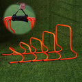 Soccer Training Agility Hurdles, 5 Pack Different Height Mini Speed Hurdles with Carry Strap, Portable Workout Jumping Hurdles Obstacles Bar