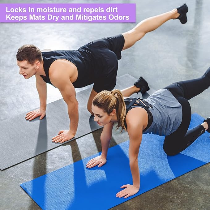 24 Pack 3 mm Thick Yoga Mat Bulk, Non Slip Exercise Workout Fitness Pad for Women Men, Gym Home Yoga Pilates, Easy to Clean, Sturdy PVC