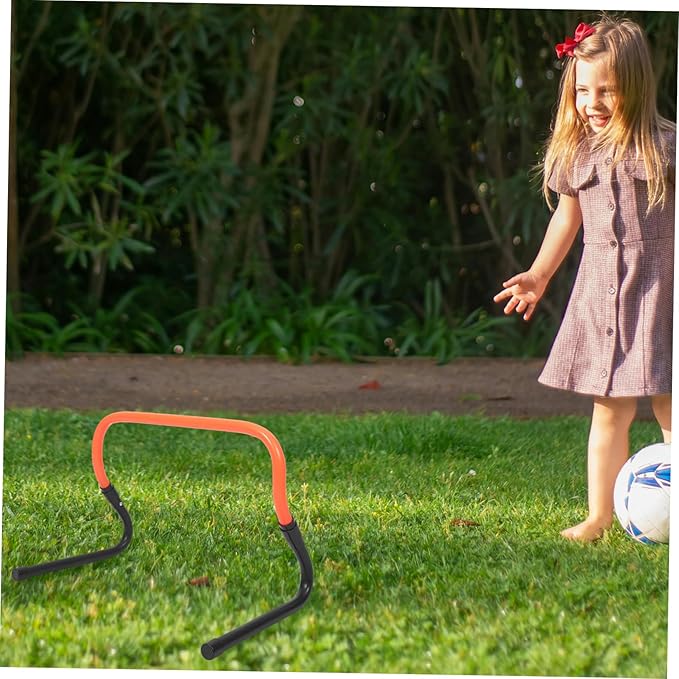 Agility Hurdles Adjustable Height PVC Training Hurdles for Football Practice Durable and Convenient Agility Equipment for Speed Drills for Young Athletes