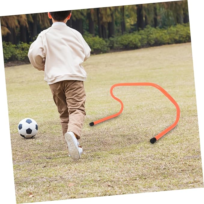 2pcs Agility Training Hurdles Lightweight Plastic Equipment for Boys and Girls Soccer Football and Athletic Drills Speed Coordination and Balance Height