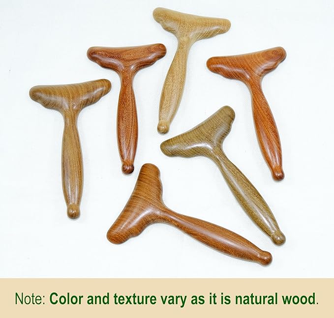 Lymphatic Drainage Massager, Wooden Massage Tools, Body Gua Sha Paddle. Wood Lymphatic Drainage Tool for Maderoterapy Muscle Release Pain Relief Trigger Point Deep Tissue Anti-cellulite 6.1×3.5”