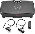 Sunny Health & Fitness Fitboard Vibration Platform Exercise Machine with Multiple Speed Settings and Vibration Modes for Multipurpose Workouts
