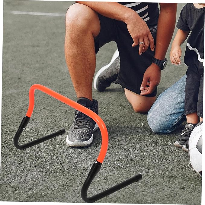 Height Football Hurdles Wear Resistant Agility Training Equipment for Soccer Drills and Speed Training Convenient and Durable Design
