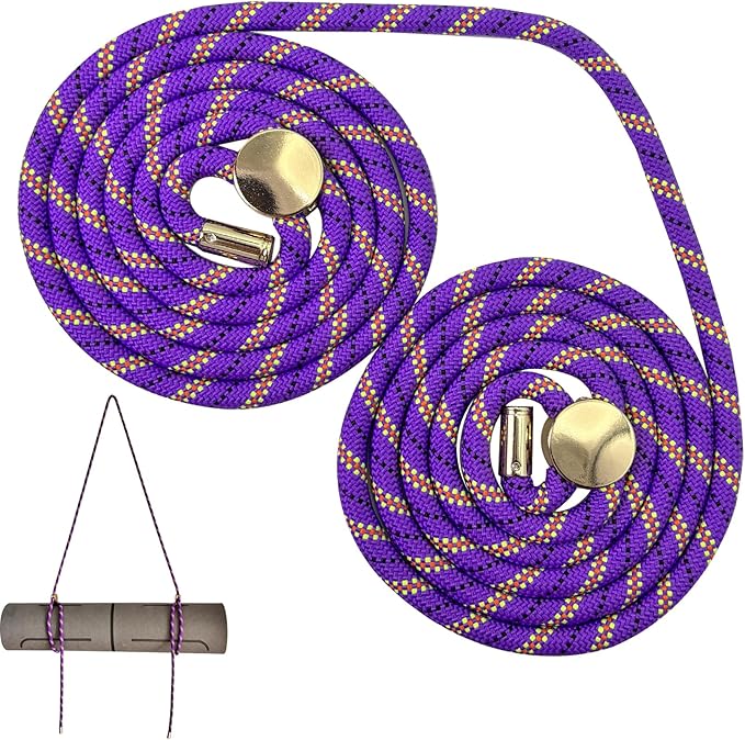 DAOSUN Yoga Mat Strap - 8MM Adjustable Paracord Carrier for Carrying Yoga Mats, Camping Pads & Blankets (Strap Only)