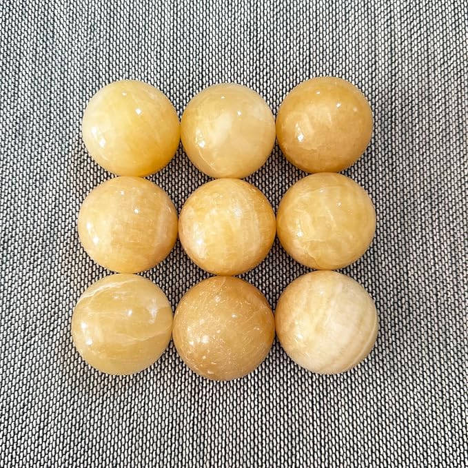 Marble Baoding Balls, Chinese Meditation Stress Relief Balls for Hand Therapy, Manual Massage Exercise with an Upgraded Shockproof Imitation Wood Box, 2 Count Beige, Small-1.38"