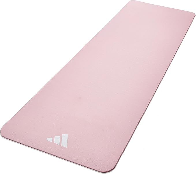 adidas Yoga Mat - Eco Friendly - Non Slip, Durable Textured Surface, 8mm