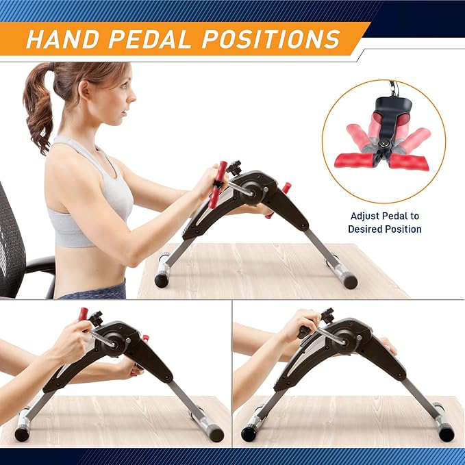 MARCYMarcy Magnetic Resistance Folding Exercise Bike with Transport Wheels - NS-653