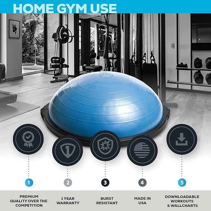 BOSU® Balance Trainer with Resistance Bands