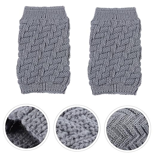 1pair Non-slip Knee Pad Support Protector Thickening Warm Knee Sleeve for Outdoor Home and Office Use Delicate Compression Wrap for Joint Protection and Injury Prevention