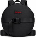 Weighted Backpack for Gym Weight Plate - for Pushups, Calf Raises, Squats, Wear on Back or Front, Fits Up to 17.5” Diameter, 2.5” Thick Plate, Padded Straps & Secure Buckles - For Home & Gym
