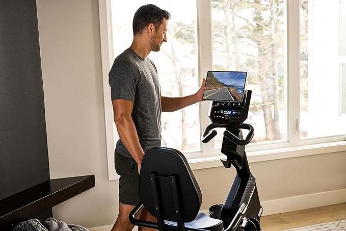 Horizon Fitness 5.0R Recumbent Bike, Fitness & Cardio, Magnetic Resistance Cycling Bike with Bluetooth, Comfort Seat with Lumbar Support, Step-through Frame, and 350lb Weight Capacity