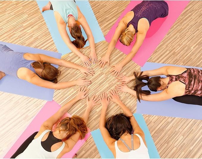Breling 3 Pack 26"x73" Hot Yoga Mat Towel Pack Non-Slip Yoga Mat Gym Sweat Absorbent Microfiber Towel for Pilates Workout Women Men