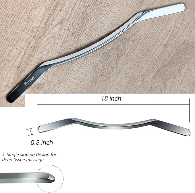 BYYDDIY 6 in 1 with Classified Storage Mark,Stainless Steel Gua Sha Muscle Scraper Tools Kit, Scraping Massage Tool,Massage Scraper Tools for Physical Therapy (D-6PCS)