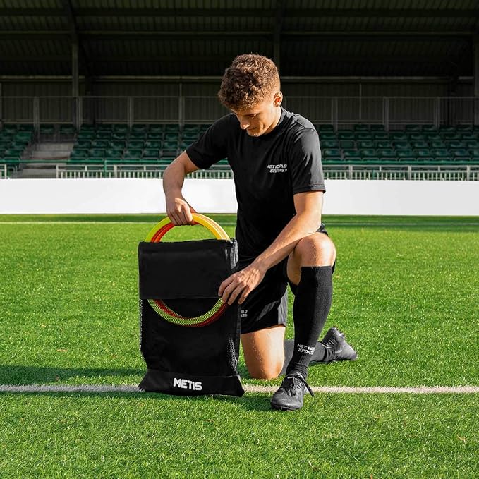 FORZA Agility Rings [12 Pack] | Speed & Agility Training Equipment for Athletes - Available in 10 Colors