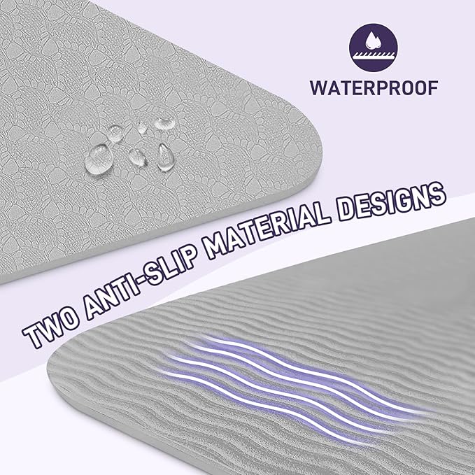 Foldable Yoga Mat for Travel 72"x 32"x 0.32"Inch, 8mm Thick Folding Exercise Mat, Outdoor Non-slip Pilates Mat for Women & Men, Wide Yoga Mat Packable for Workout and Fitness