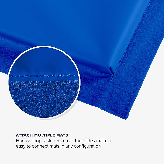 We Sell Mats - 4 ft x 6 ft x 2 - Personal Fitness & Exercise Mat for Home Workout - Lightweight and Folds for Carrying – All Purpose Gym Mat – Thick Mat for Yoga, Pilates, Stretches, Floor Exercises