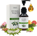 3.4 fl oz Anti-Cellulite Massage Oil with 7 Pure Natural Essential Oils for Body Massage Therapy, SPA, Tightening Skin and Reducing Stretch Marks(Neroli Scent)