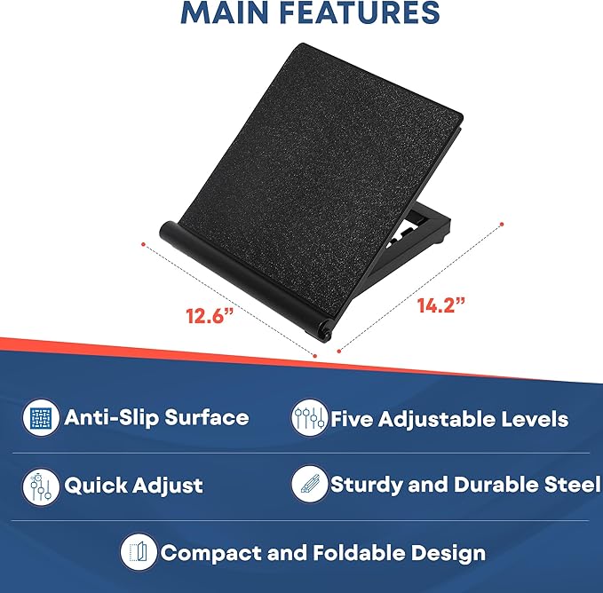 Calf Stretcher Slant Board - Adjustable Slant Board for Calf Stretching, Non-Slip Foot Incline Board - Portable Stretch Board Equipment for Ankle, Achilles Tendon, Knee, Posture Exercise