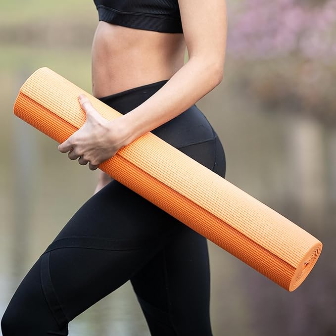 10 Pack Economy Yoga Mat, 68" x 24" Non Slip Exercise Mat, 3mm Thick Gym Mat, Bulk Non Toxic Yoga Mats for Home Workout and Studios