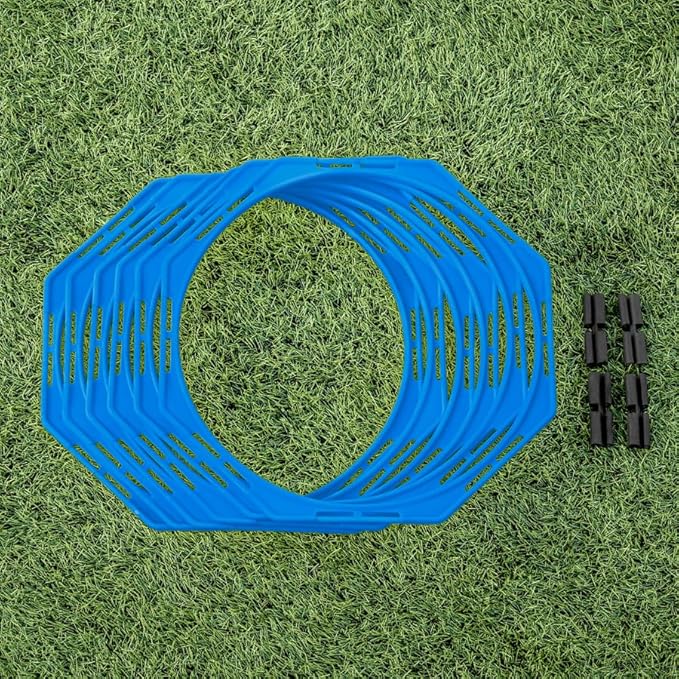 FORZA Agility Training Octa Rings [Pack of 6] | Soccer Training Equipment | Multi-Sport Agility Ring Set | Speed Training Equipment | Sports Equipment