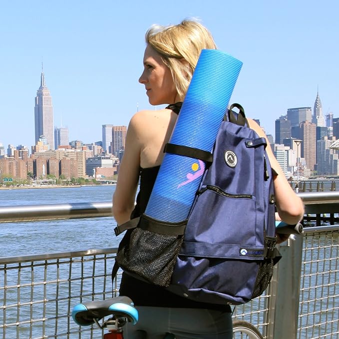 AURORAE Yoga Mat/Gym/Picklleball Cross-body Travel Sling Back Pack. Mat sold separately.