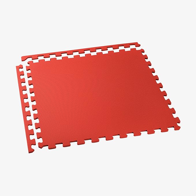 We Sell Mats 3/8" Thick Multipurpose EVA Foam Exercise Floor Mat, Interlocking Tiles, Anti-Fatigue for Home or Gym