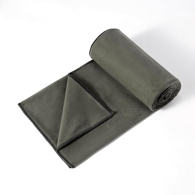 Amazon Basics Yoga Mat Towel, Hot Yoga, Soft, Sweat Absorbant