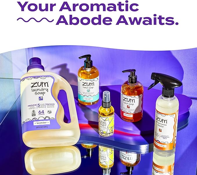 Indigo Wild Zum Lavender-Lemon Body Oil - Nourishing Body Massage Oil for Massage Therapy & Hydration - Nourishing, Vegetarian Massaging Oil with Sweet Almond Oil - 4 fl oz