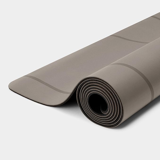 WeGym Yoga Mat, 4mm Cushioned Exercise Mat for Yoga, Pilates, Home Workouts - Anti Slip Polyurethane Suede Yoga Mat with Carrying Strap