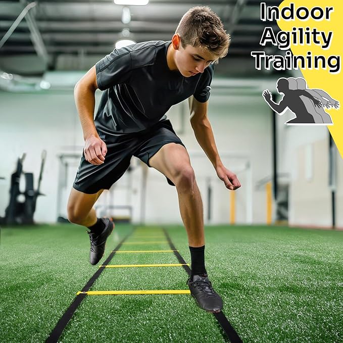 Dimples Excel Agility Ladder 12 Rung 20 FT Speed Training Ladder