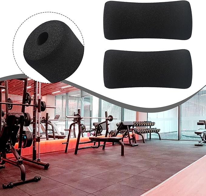 High Density Foam Foot Pads for Weight Bench, 7 Inch Replacement Rollers for Leg Extension Machines, For Foam Pads for Gym Equipment, Set of 2(23 * 90 * 170mm)