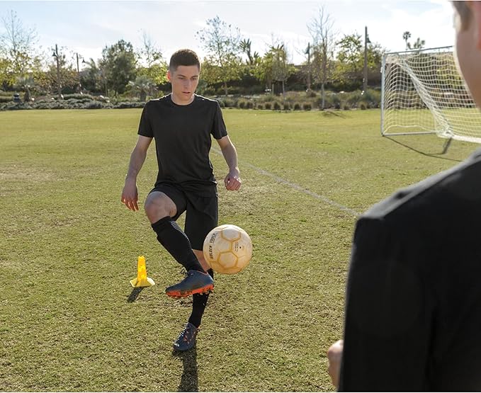 SKLZ Golden Touch Weighted Soccer Technique Training Ball, Size 3 Weight 5