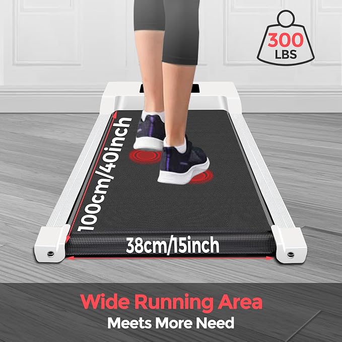 Treadmill for Home Small, 3.0HP Treadmill with Handle,Walking Pad Treadmill, Jogging Running Machine,Folding Treadmill 300 Lbs Capacity,6 Layers Shock-Absorbing