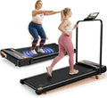 ANCHEER Walking Pad Treadmill with Foot Massage/Vibration Massage, Versatile Walking Pad with Incline and Handle Bar, 3.5HP Foldable Treadmill for Home/Office/Apartment