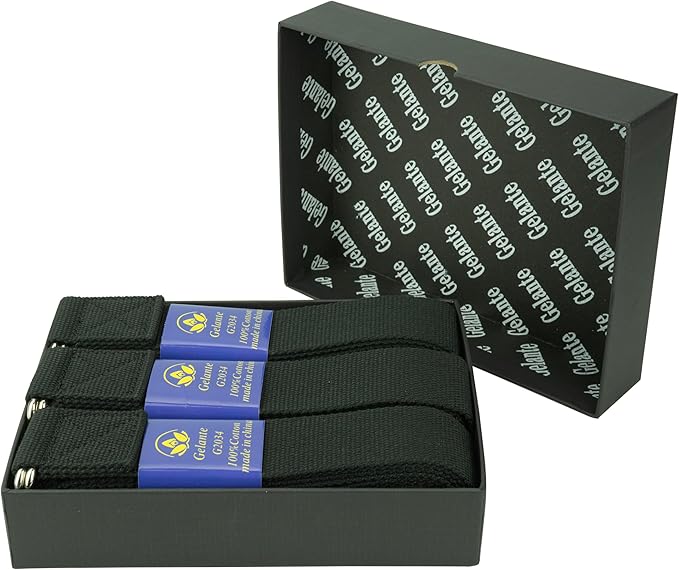Gelante Fitness Exercise Yoga Strap - Durable Cotton 10 Feet Long