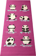 Bean Products Yoga Mat for Exercise - Non Slip Thick Comfortable Workout Floor Mat for Adults and Kids - Eco Friendly Foldable Yoga Mat for Yoga, Pilates, Gym and Stretching