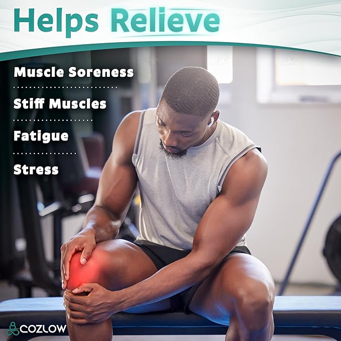 Massage Ball, Muscle Massager Roller Tool for Trigger Point Deep Tissue Release, Hand Held Manual Massage Therapy for Back, Neck, Leg, Shoulder, Foot Pain Relief by Cozlow