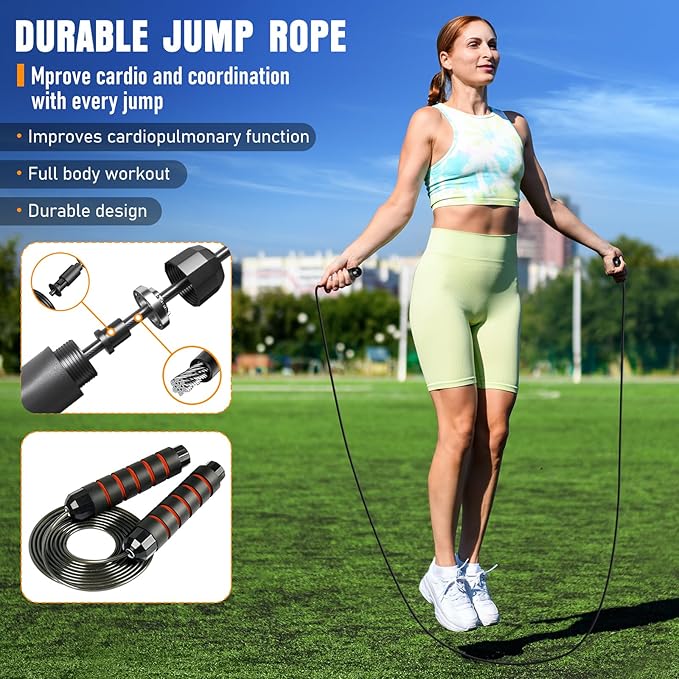 Agility Ladder, Agility Speed Training Equipment Set, 20ft Speed Ladder, 12 Soccer Cones, 4 Hurdles, Jump Rope, Running Parachute, Soccer Football Basketball Training Equipment Accessories