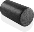 Philosophy Gym 12" High-Density Foam Roller for Exercise, Massage, Muscle Recovery - Round, Black