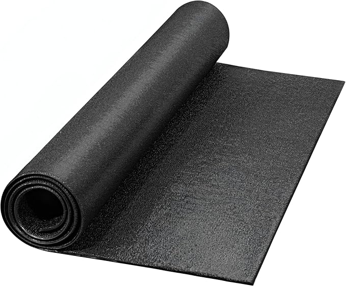 Fitvids Treadmill Mat 1/4" Thick Non-Slip Gym Mats Floor Protection Pad Compatible for Treadmills,Elliptical,Exercise Bikes,Stationary Cycles and Accessories