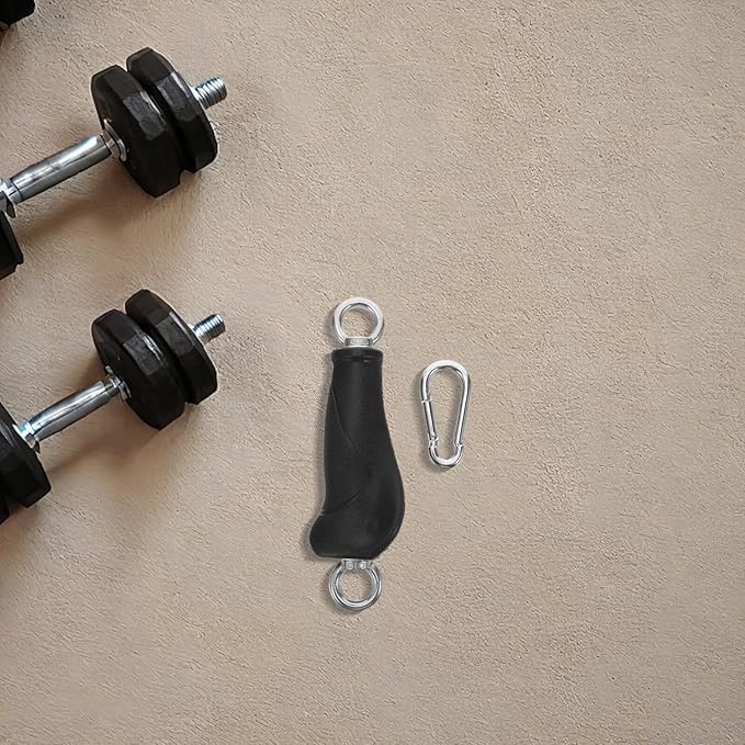 Milisten 2pcs Resistance Band Handles and Cable Machine Accessories Gym Handle Attachments for Strength Training Equipment Fitness Spare Parts for Home and Commercial Workout