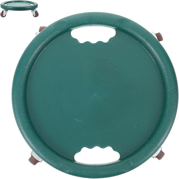 Core Sliding Discs Abdominal Exercise Wheel 360° Silent Multi-directional Ab Roller for Home Gym Fitness Training Green